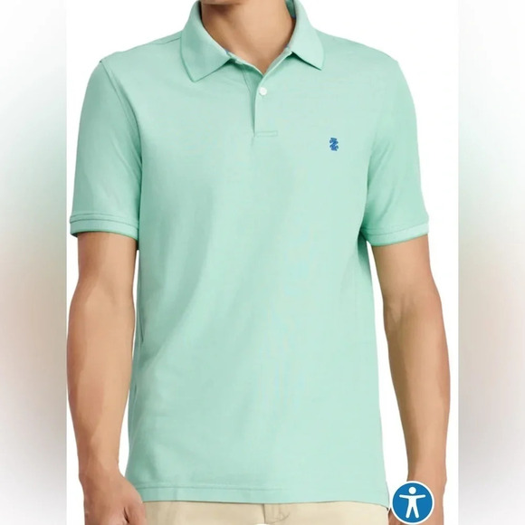 Izod Other - IZOD ADVANTAGE PERFORMANCE SHORT SLEEVE POLO SHIRT -GREEN SPRUCE XL